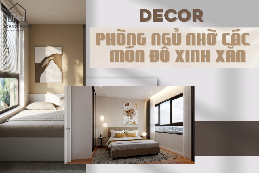 DECOR PHÒNG NGỦ NHỜ CÁC MÓN ĐỒ XINH XẮN VỪA RẺ VỪA ĐẸP