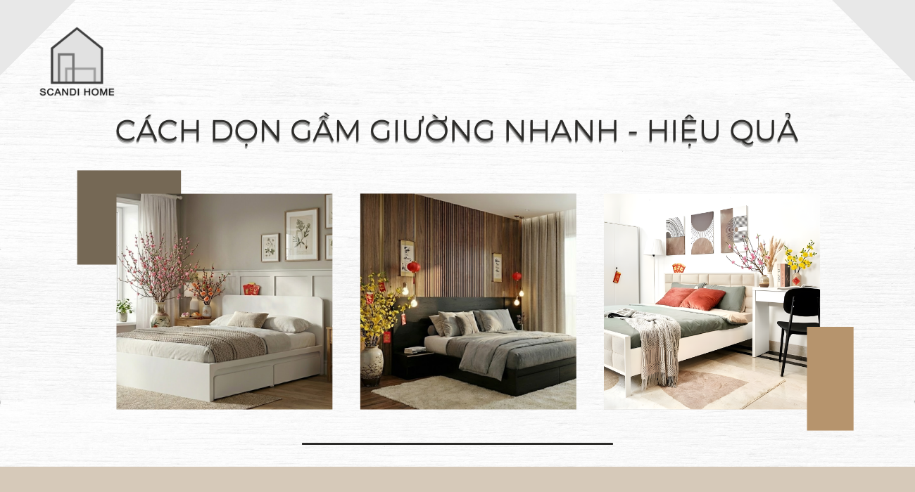 Gầm giường lộn xộn? Đây là cách người ở nhà hiện đại xử lý trước Tết