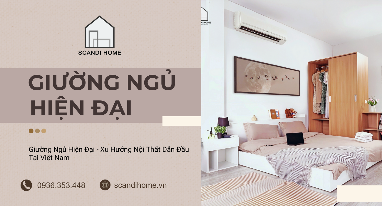 Những mẫu giường ngủ hiện đại - xu hướng nội thất dẫn đầu tại việt nam
