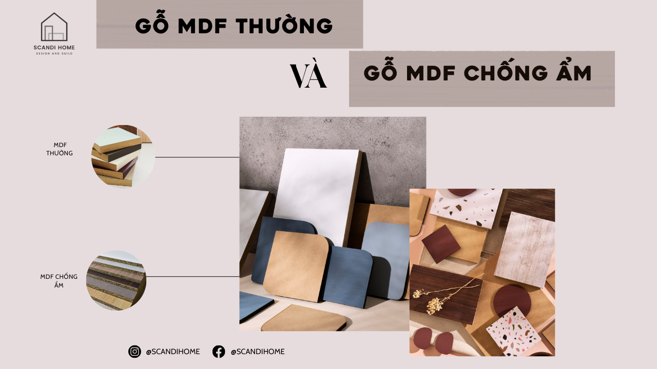 MDF THƯỜNG MDF CHỐNG ẨM & SỰ KHÁC BIỆT QUAN TRỌNG