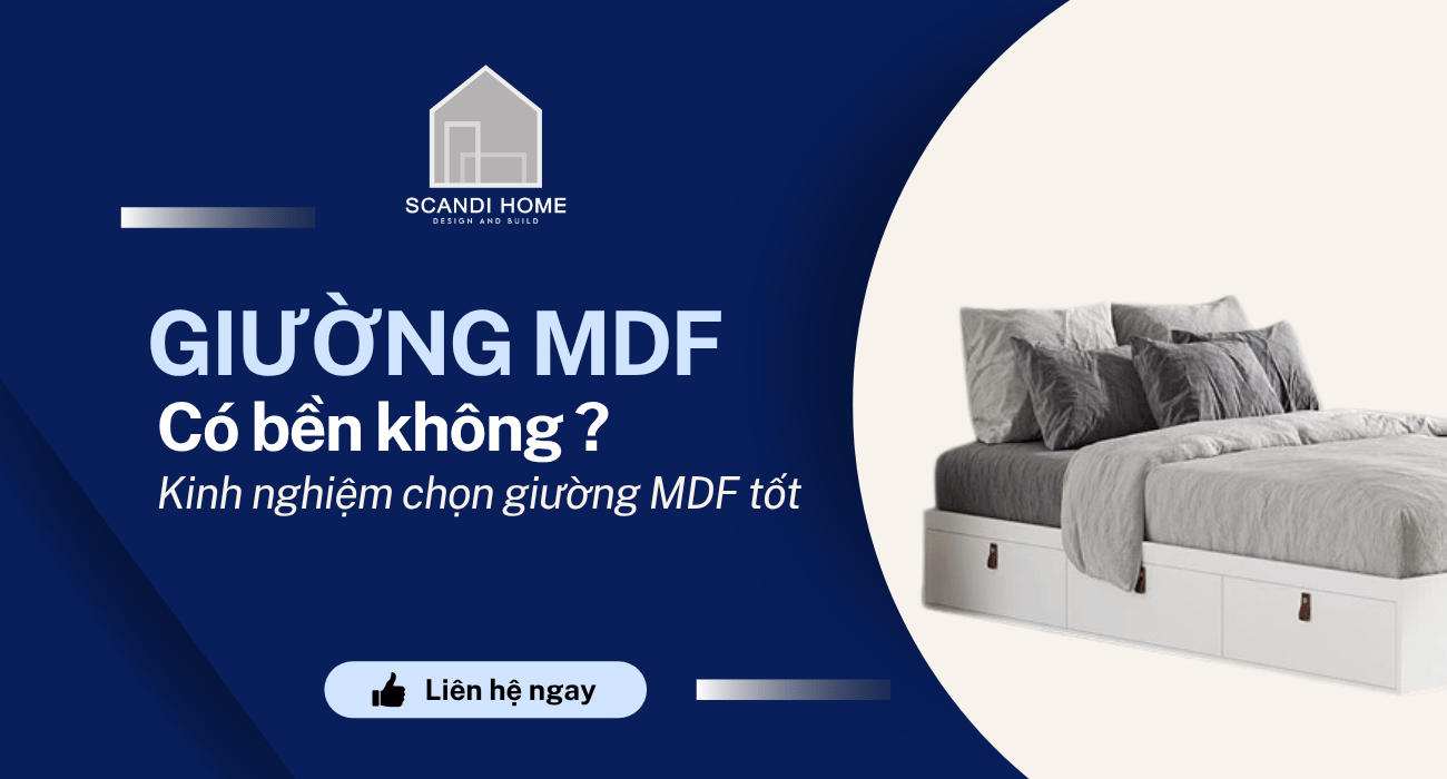 Giường MDF có bền không? Kinh nghiệm chọn giường MDF tốt