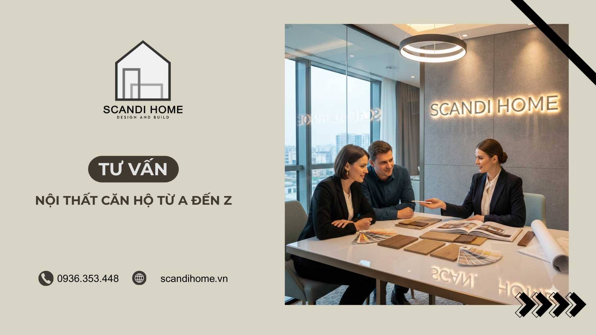 Tư vấn nội thất căn hộ  từ A đến Z cho người mới