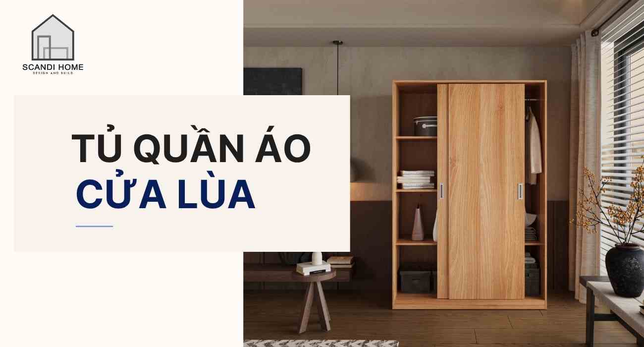 Tạm biệt sự chật chội với tủ quần áo cửa lùa trượt êm ái, sang trọng
