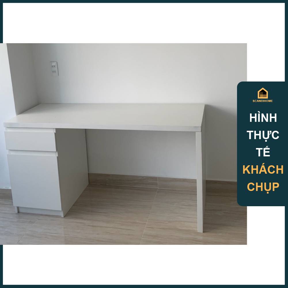 MOLTENI, Bàn làm việc 1 hộc tủ DEK_002, 140x60x73cm