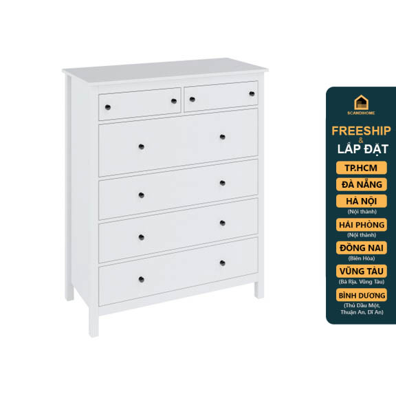 LUMET, Tủ lưu trữ tân cổ điển 5 tầng 6 ngăn DRA_243, 108x48x130cm