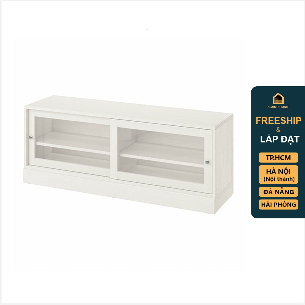 BODO, Kệ TV đa năng mặt kính CAB_003, 160x47x62cm