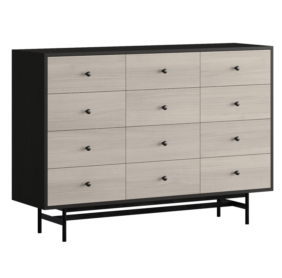 ROBECCA, Kệ đựng đồ, lưu trữ DRA_377, 140x40x98cm, sản xuất bởi Scandi Home