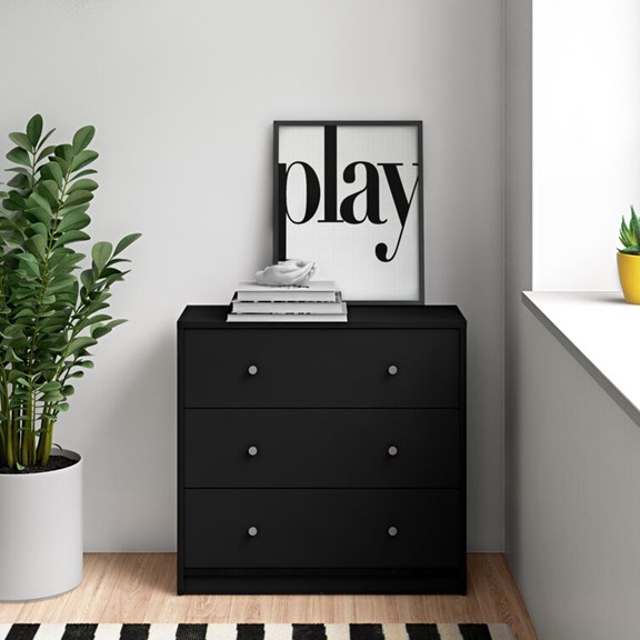 GUILF, Tủ lưu trữ đồ dùng hiện đại 3 ngăn DRA_110, 72x35x68cm