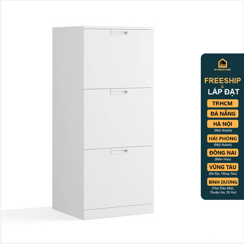 GALA, Tủ lưu trữ đồ dùng 3 ngăn kéo DRA_171, 51x45x120cm