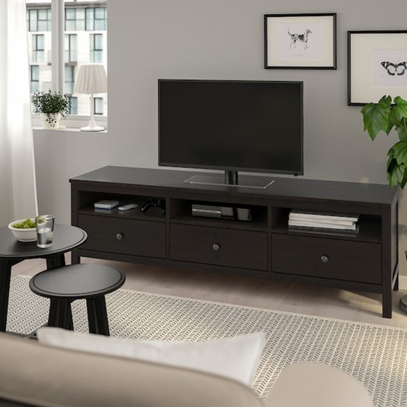 LUMET, Kệ TV 3 ngăn tủ kéo TVD_016, 182x46x57cm