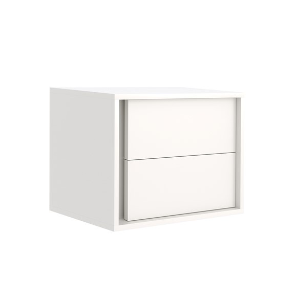 BIBAO, Táp đầu giường 2 ngăn mở hông DRA_028, 56x58x41cm