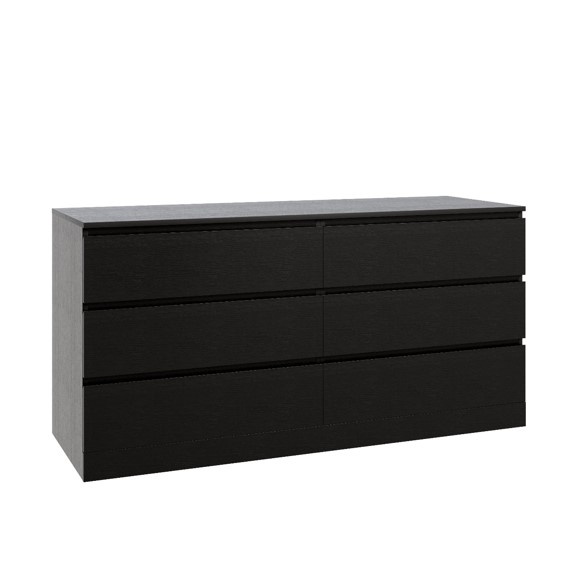 MOLTENI, Tủ lưu trữ đồ 3 tầng 6 ngăn kéo DRA_002, 160x48x78cm