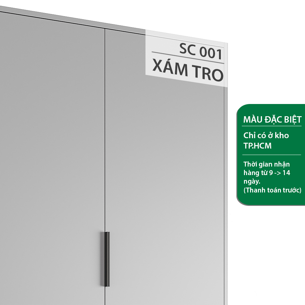 ATLANTA, COMBO Kệ TV kèm kệ tủ 3 gian treo tường STO_018, 180x42x185cm