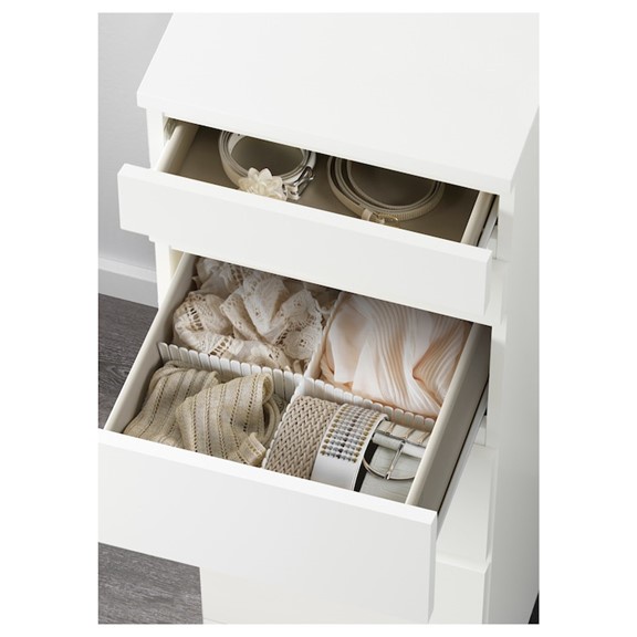 MOLTENI, Tủ lưu trữ đồ dùng 6 ngăn kéo kèm gương DRA_022, 40x48x126cm