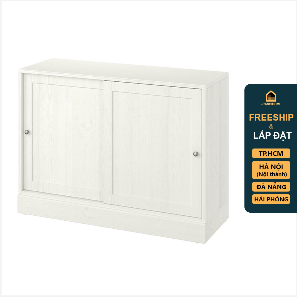 BODO, Tủ lưu trữ 2 cửa lùa STO_044, 121x47x89cm