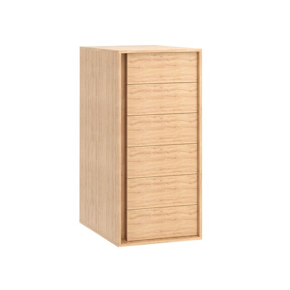 BIBAO, Tủ đựng hồ sơ 6 tầng mở hông DRA_029, 56x58x116cm