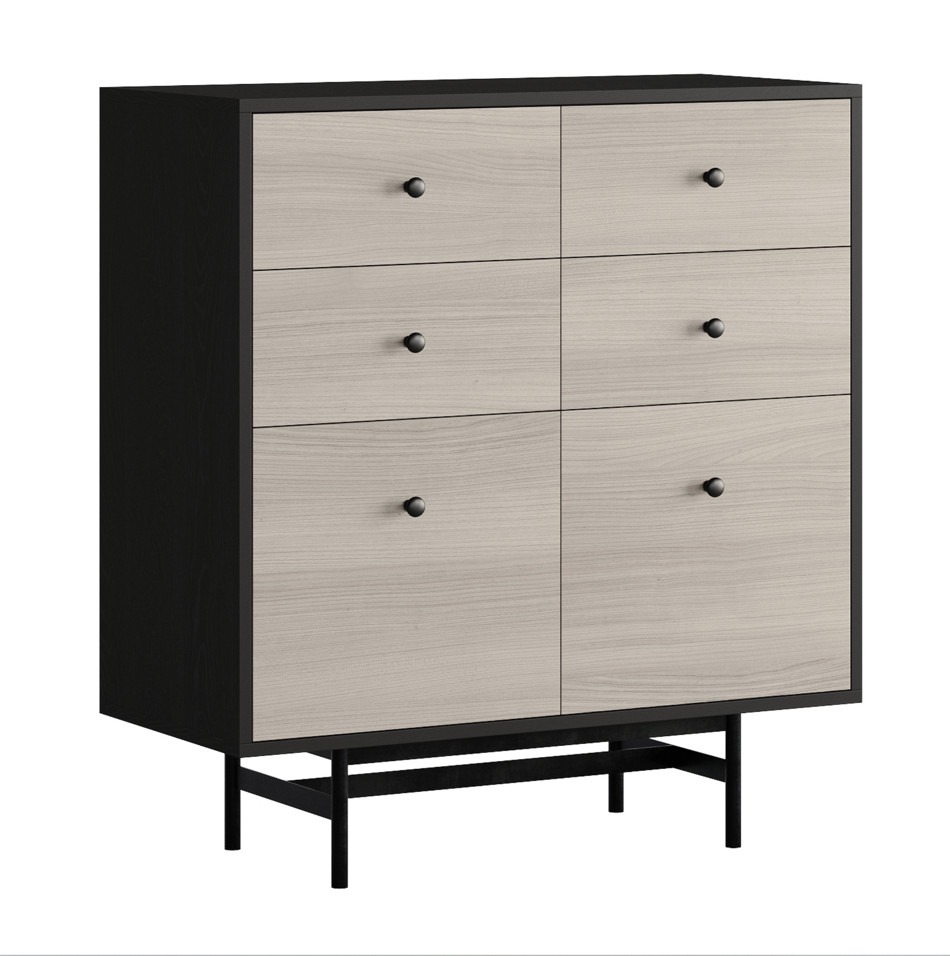 ROBECCA, Kệ đựng đồ, lưu trữ DRA_375, 90x40x98cm, sản xuất bởi Scandi Home