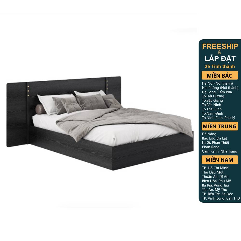 ALIZA, Giường ngủ hiện đại BED_244, 203x30cm, sản xuất bởi Scandi Home