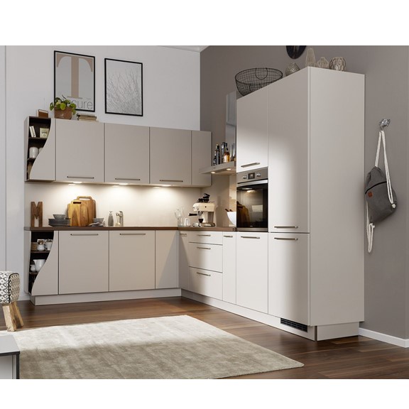 [Freeship Tp.HCM] KITCHEN, Mẫu tủ bếp chữ L hiện đại gỗ công nghiệp cao cấp KIT_003, xxcm