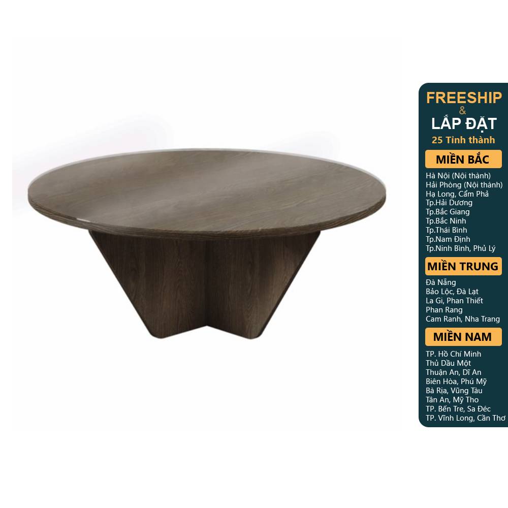 YONA, Coffee Table - Bàn cà phê, bàn trà phòng khách DEK_117, 80x80x41cm, sản xuất bởi Scandi Home