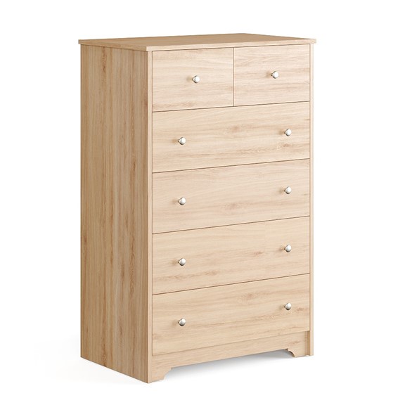 OLYMPIA, Tủ lưu trữ đồ tân cổ điển 5 tầng 6 ngăn kéo DRA_109, 79x49x124cm