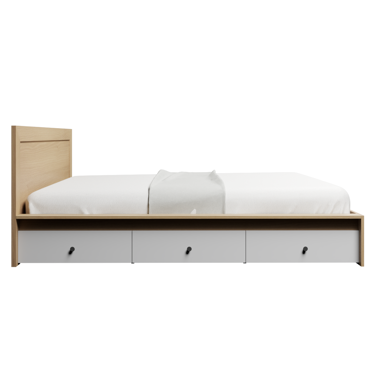 [Freeship 25 Tỉnh thành] Dolo, Giường ngủ hiện đại, BED_252, 210x35cm, sản xuất bởi Scandi Home