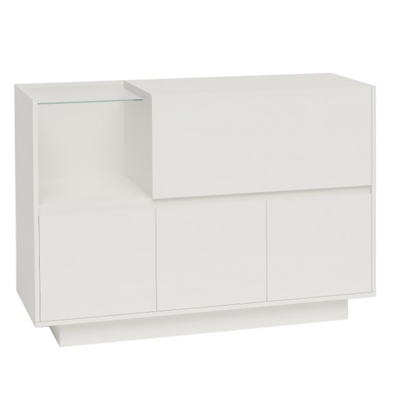 NOVO, Tủ lưu trữ đồ dùng 4 ngăn kéo DRA_207, 137x45x94cm