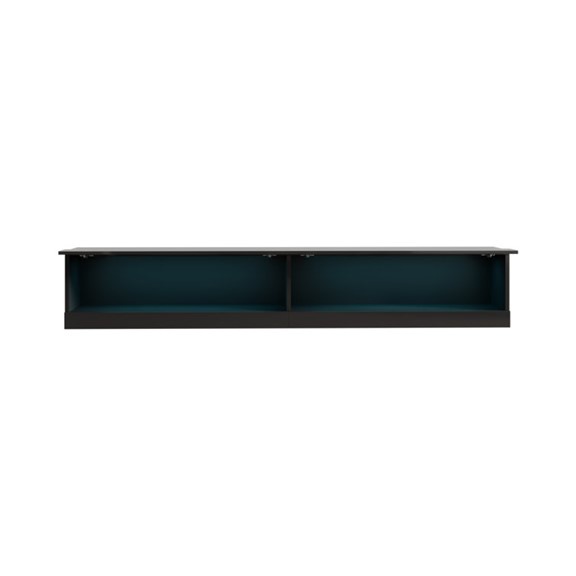MALE, Kệ TV đa năng treo tường kèm đèn led TVD_008, 180x40x30cm