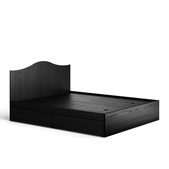 WILLI, Giường ngủ 2 hộc tủ kéo BED_134, 205x100cm