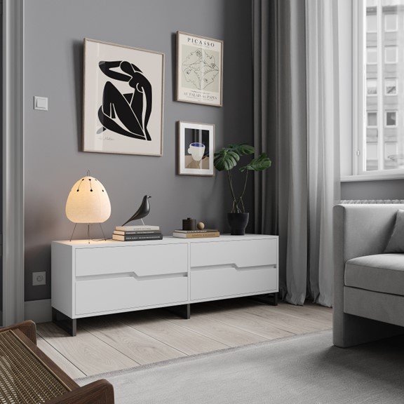 DORY, Kệ TV,  DRA_287, 150x40x50cm, sản xuất bởi Scandi Home