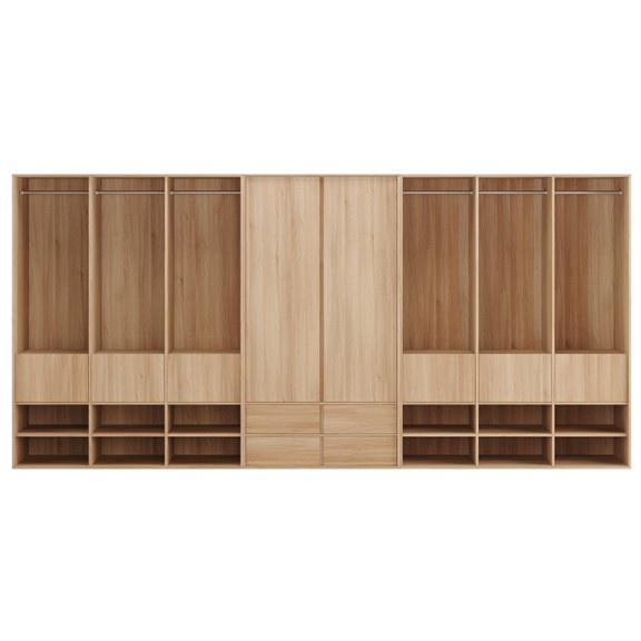 DECI, Tủ quần áo WAR_082, 420x59x200cm, sản xuất bởi Scandi Home