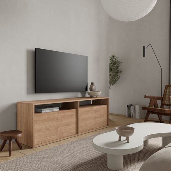 DECI, Tủ trang trí, tủ TV TVD_031, 160x40x54cm, sản xuất bởi Scandi Home