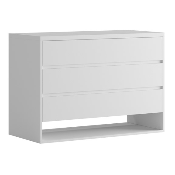 NORDIC, Tủ đựng đồ lưu trữ 3 ngăn kéo DRA_024, 120x56x85cm