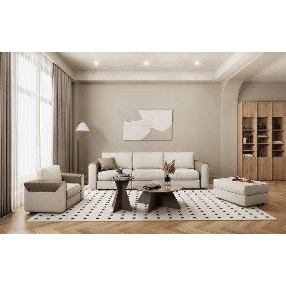 YONA, Coffee Table - Bàn cà phê, bàn trà phòng khách DEK_116, 85x85x41cm, sản xuất bởi Scandi Home