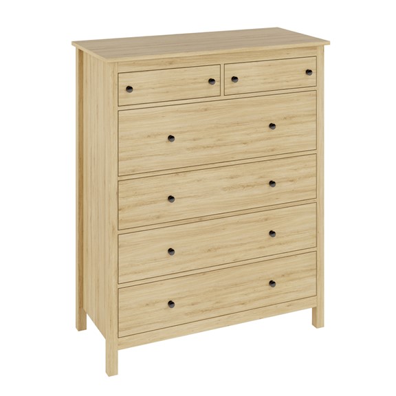 LUMET, Tủ lưu trữ tân cổ điển 5 tầng 6 ngăn DRA_243, 108x48x130cm