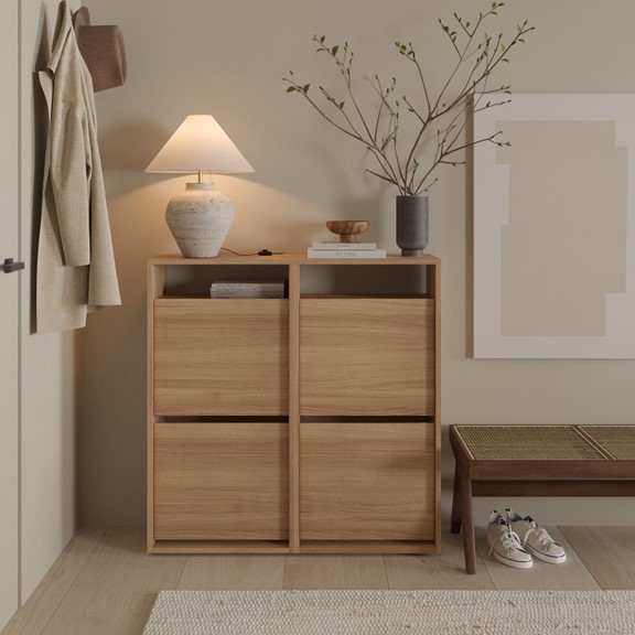 DECI, Kệ giày SHO_020, 100x31x100cm, sản xuất bởi Scandi Home