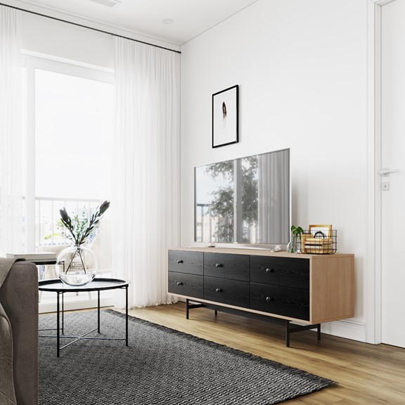 CHOBI, Kệ TV, TVD_033, 160x40x58cm, sản xuất bởi Scandi Home