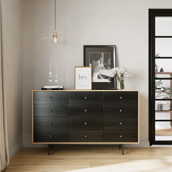 CHOBI, Tủ lưu trữ DRA_319, 160x40x98cm, sản xuất bởi Scandi Home