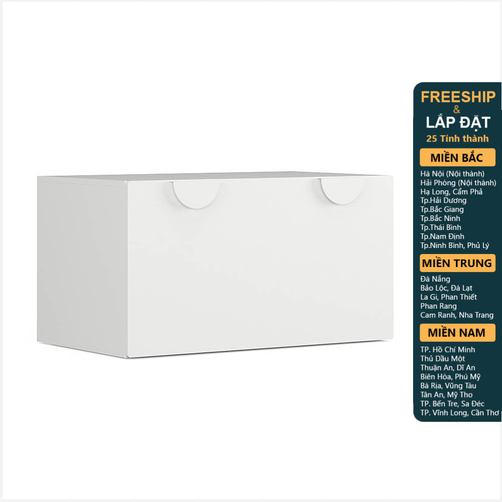 ZANOTTA, Tủ lưu trữ đựng đồ chơi cho trẻ kèm tay nắm STO_028, 90x52x48cm