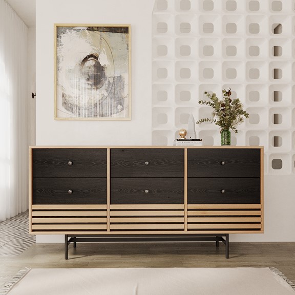 CHOCHU, Tủ lưu trữ, Tủ đựng đồ DRA_346, 160x40x78cm, sản xuất bởi Scandi Home