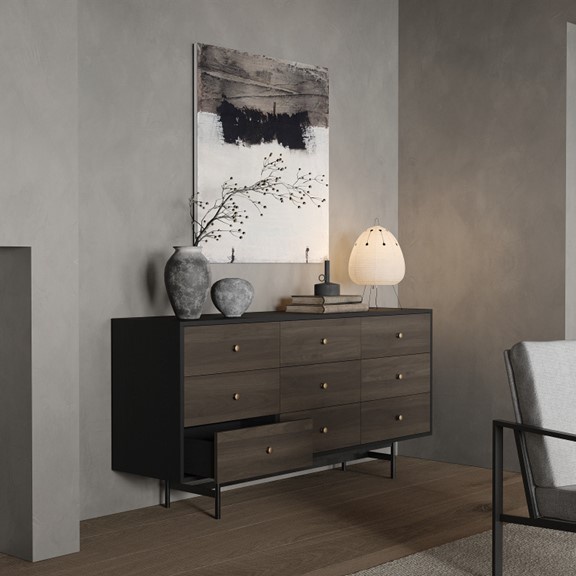 ROBECCA, Kệ đựng đồ, lưu trữ DRA_373, 160x40x78cm, sản xuất bởi Scandi Home