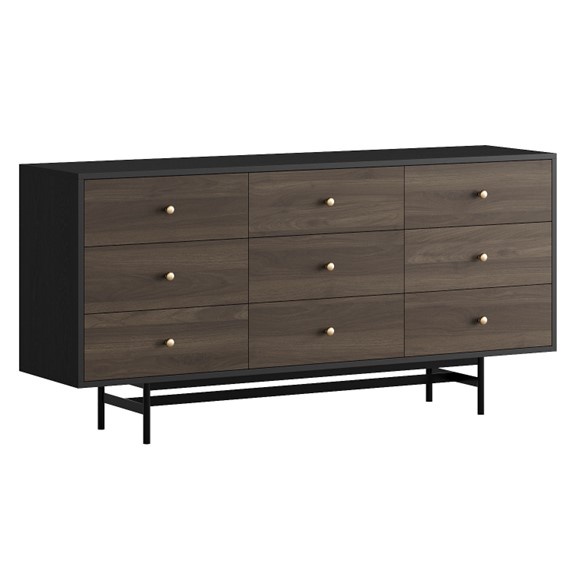 ROBECCA, Kệ đựng đồ, lưu trữ DRA_373, 160x40x78cm, sản xuất bởi Scandi Home