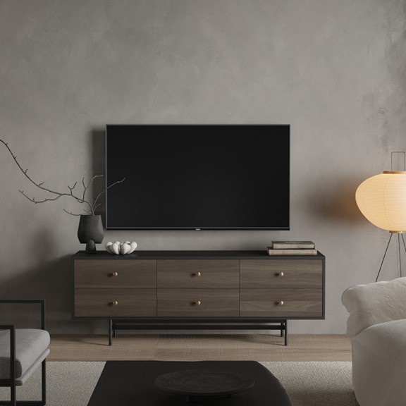 ROBECCA, Kệ TV, TVD_041, 160x40x58cm, sản xuất bởi Scandi Home