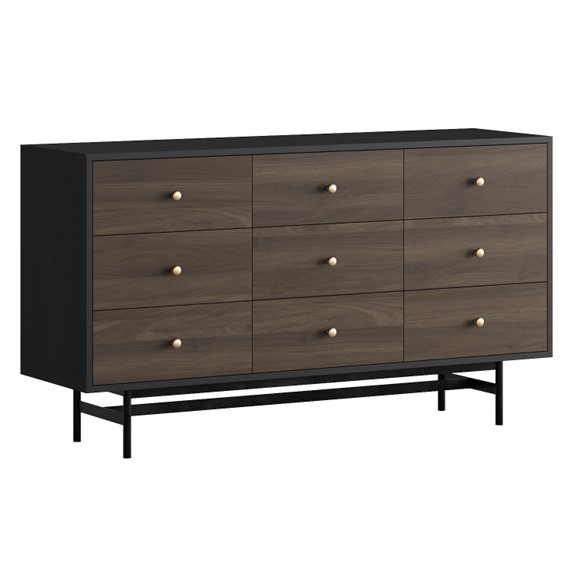 ROBECCA, Kệ đựng đồ, lưu trữ DRA_376, 140x40x78cm, sản xuất bởi Scandi Home