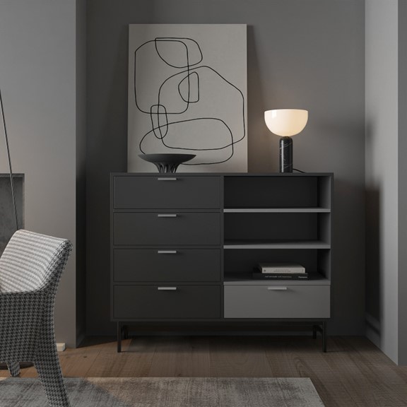 JAM, Tủ lưu trữ, đựng đồ DRA_379, 120x40x98cm, sản xuất bởi Scandi Home