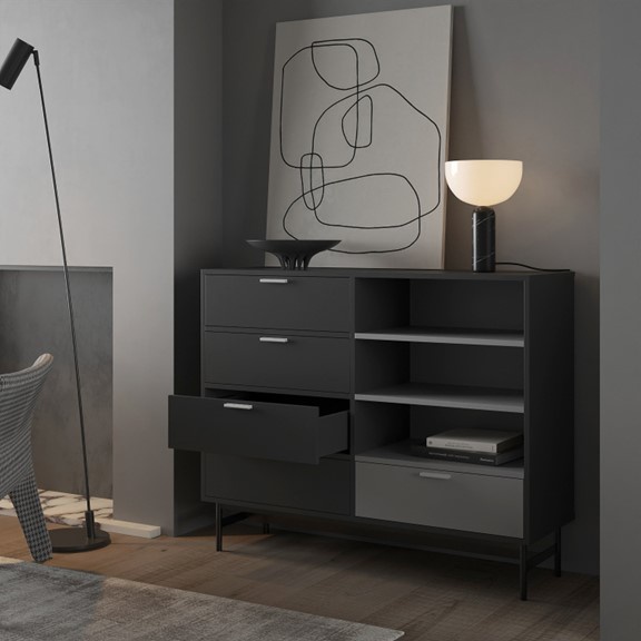 JAM, Tủ lưu trữ, đựng đồ DRA_379, 120x40x98cm, sản xuất bởi Scandi Home