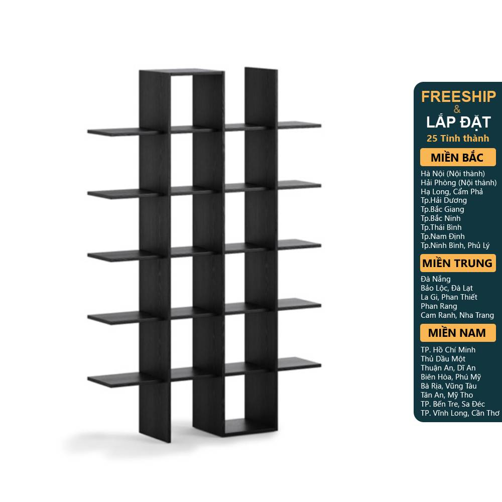 ROBECCA, Kệ trưng bày SHE_170, 120x30x180cm, sản xuất bởi Scandi Home