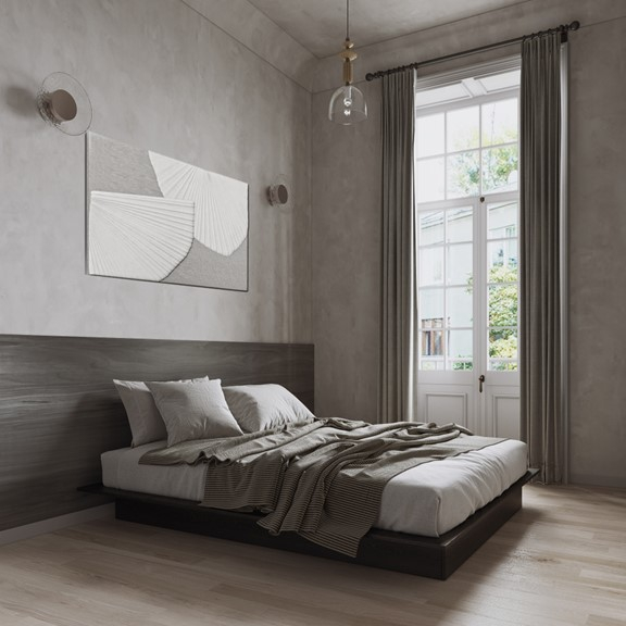 ROBECCA, Giường ngủ hiện đại BED_153, 205x25cm, sản xuất bởi Scandi Home