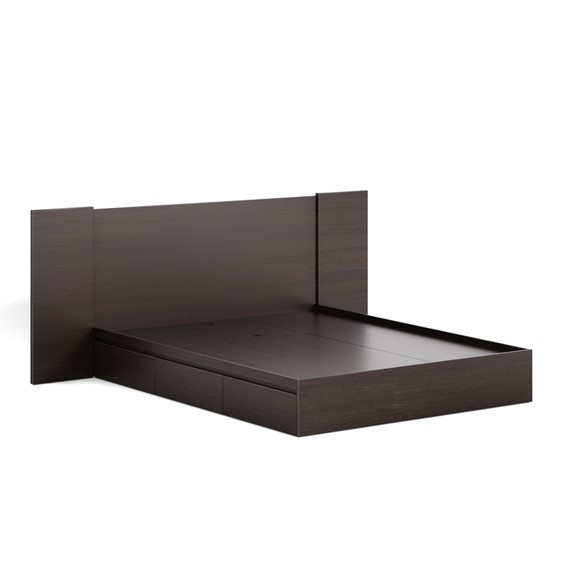 LOUIS, Giường ngủ 3 hộc tủ kéo BED_236, 200x30cm, sản xuất bởi Scandi Home