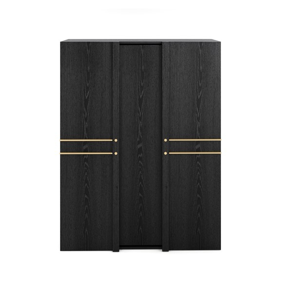 ALIZA, Tủ giày, Tủ lưu trữ SHO_049, 120x40x160cm, sản xuất bởi Scandi Home